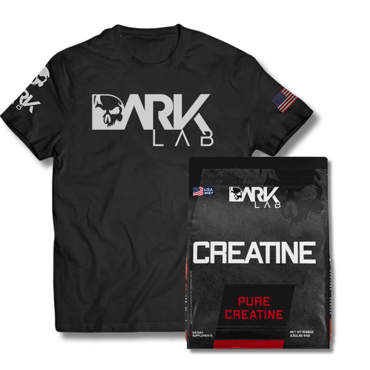 Creatina Pura 100% 1 kg + Blusa Dark Lab - Mota Sports