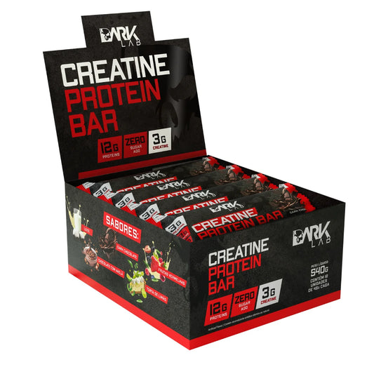 Barra de creatina 12 unidades Dark Lab 12G proteína 3G creatina - Mota Sports